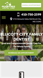 Mobile Screenshot of dentistinellicottcity.com